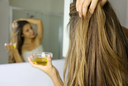 oil mask on hair for hairfall