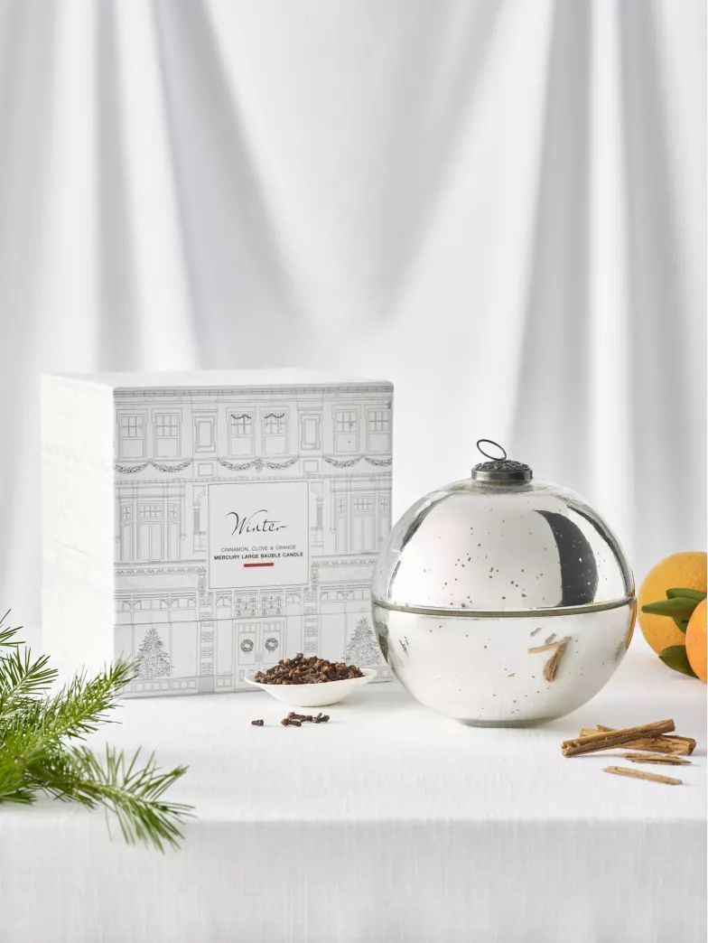 The White Company, Winter Mercury Bauble Candle