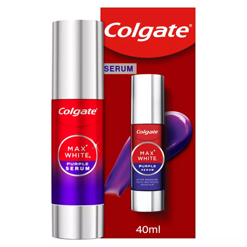 Colgate Max White Purple Teeth Whitening Serum 40ml