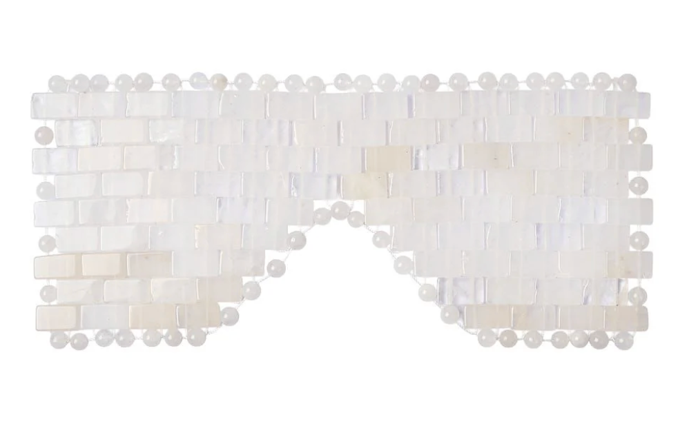 Clear Quartz Crystal Eye Mask