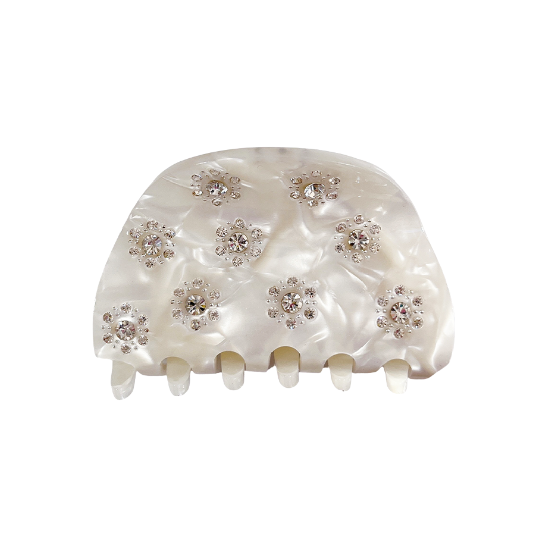Rana Clip in Ivory Jewel
