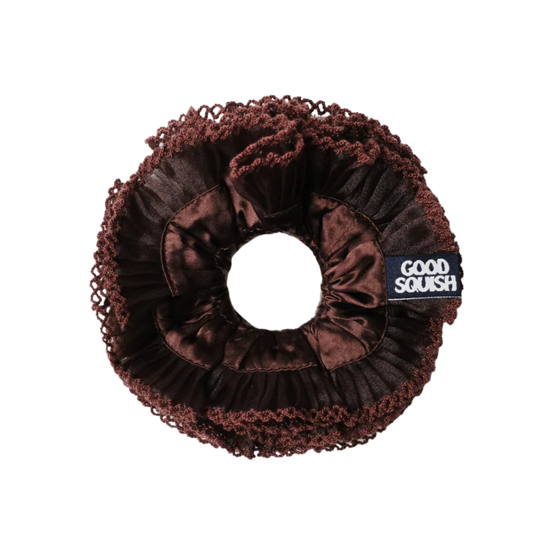 Good Squish, Baby B-E-A-Utiful Brown With Embrodered Edge