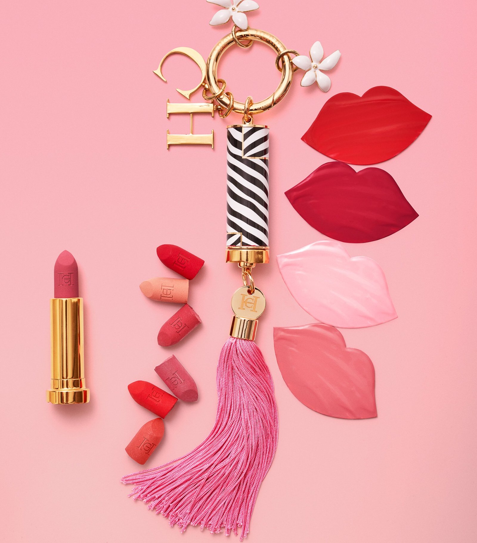 Carolina Herrera The Tassel Pink with Hook