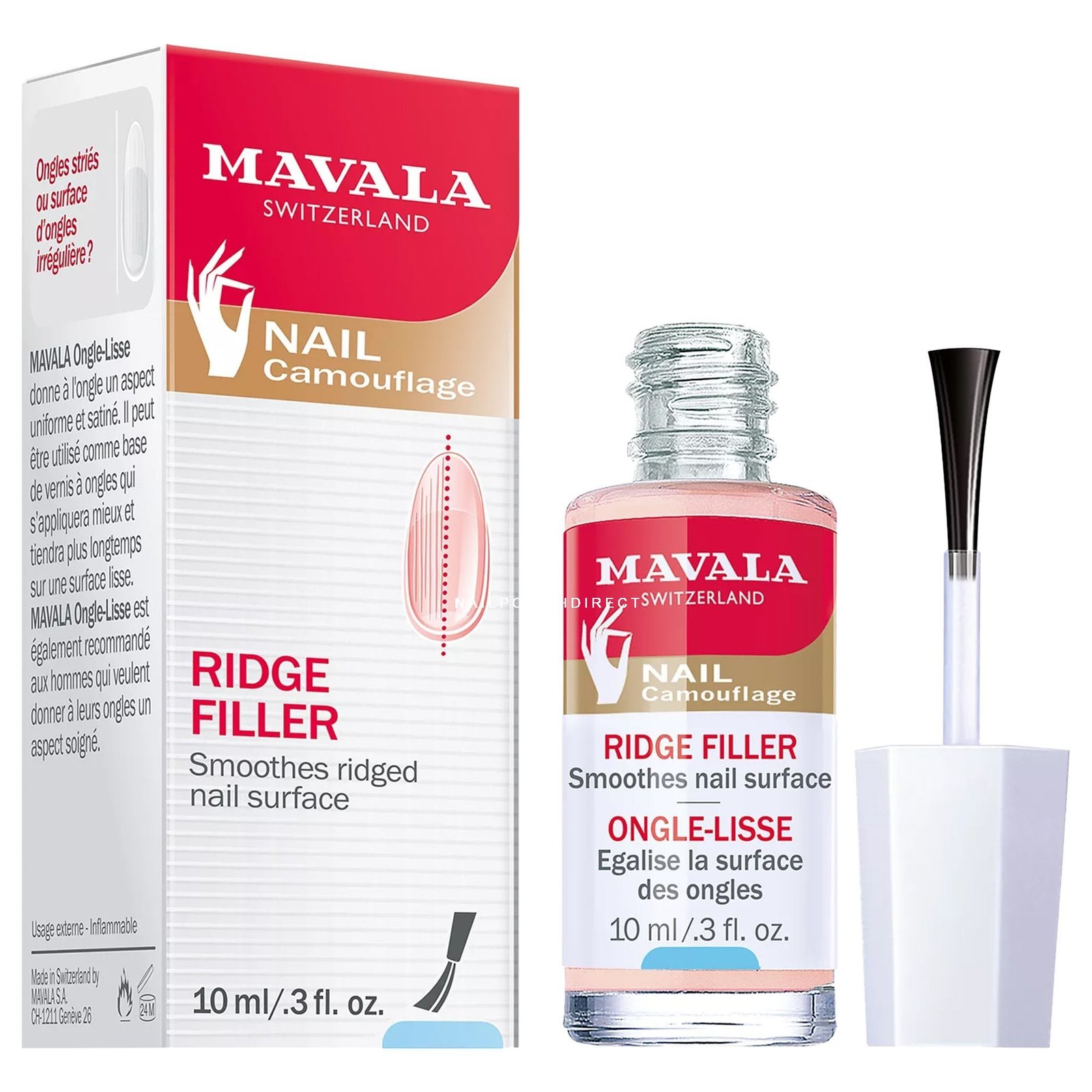 Mavala Ridge Filler 5ml Smoothes Nail Surface (90961)